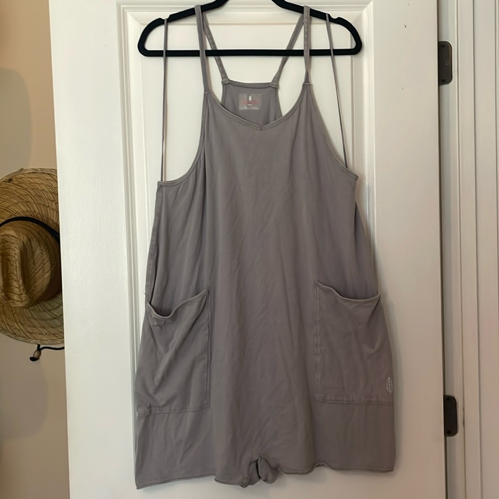 FP Movement Gray Hot Shot Romper